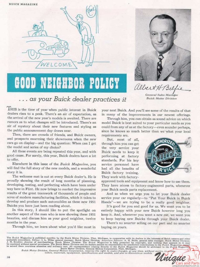 1951 Buick Magazine Page 18